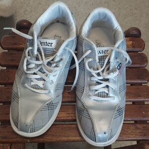 Dexter Silver Plaid Athletic Shoes